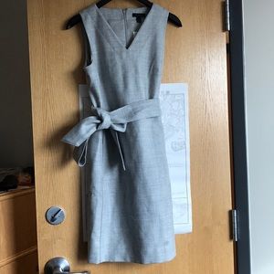 J.Crew v-neck dress in double serge wool size 6